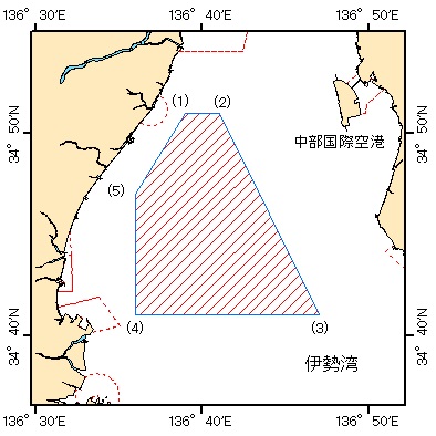 救難訓練海域図