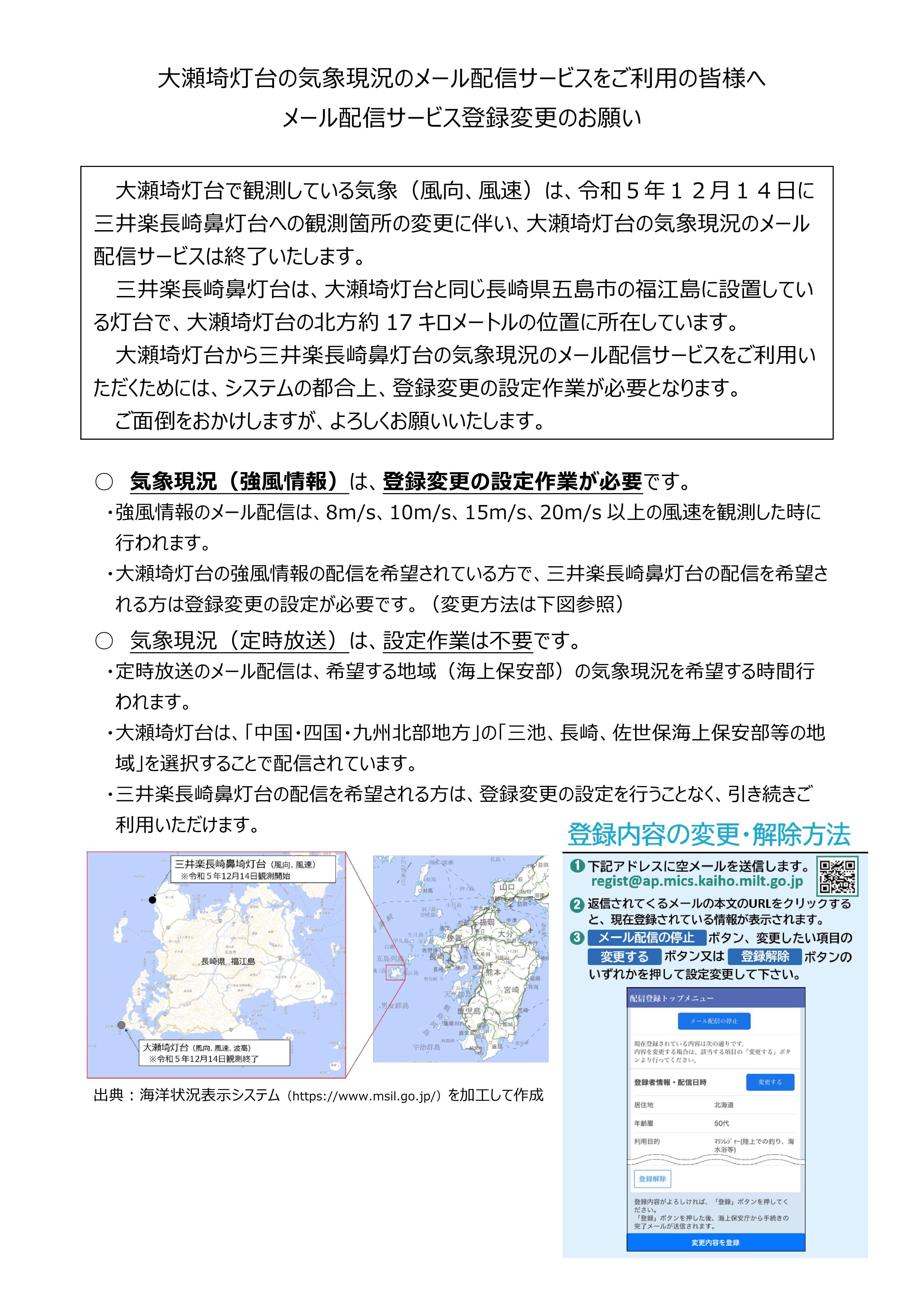 海の安全情報（沿岸域情報提供システム）