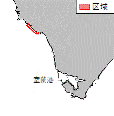 北海道南岸－室蘭港北西方　水路測量