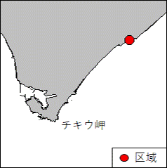 北海道南岸－チキウ岬北東方、登別漁港　水路測量