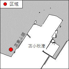 北海道南岸－苫小牧港、第4区　タンク不存在