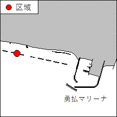 ２０２４年６７１項      北海道南岸　－　苫小牧港、第4区　　離岸堤改良工事 　下記区域で、作業船及び潜水士による離岸堤改良工事が実施される。