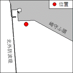 北海道南岸－室蘭港、第3区　錨及びロープ存在