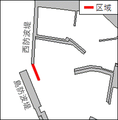 北海道南岸−三石漁港　防波堤延長