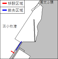 消波ブロック移設