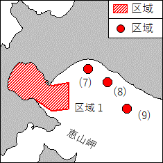 北海道南岸−内浦湾～襟裳岬西方　海洋調査
