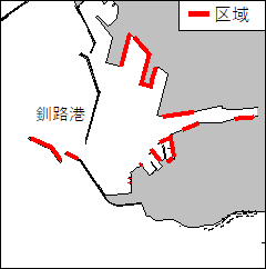 岸壁点検作業