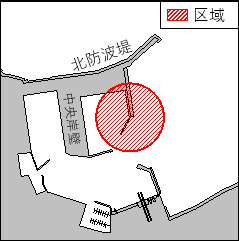 増毛港 花火打上げ