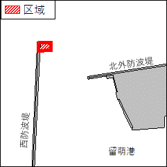 灯台改修工事（留萌港）