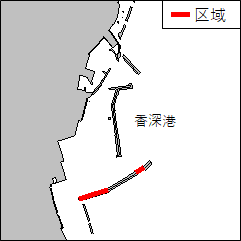 防波堤点検作業