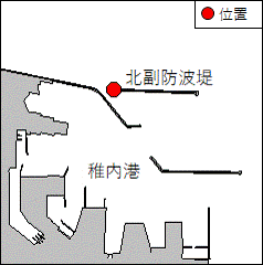標識灯一時撤去（北海道西岸　－　稚内港）