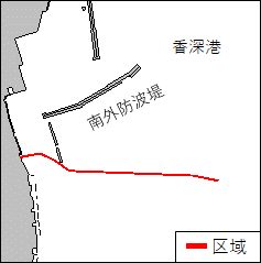 海底ケーブル点検作業