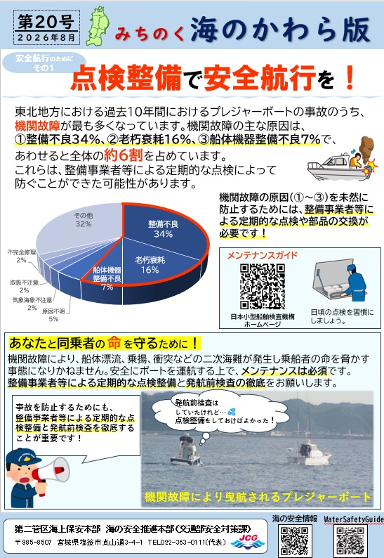 みちのく海のかわら版 第20号（表面）