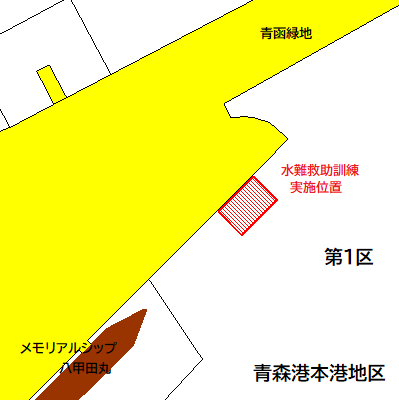 水難救助訓練（青森港本港地区）