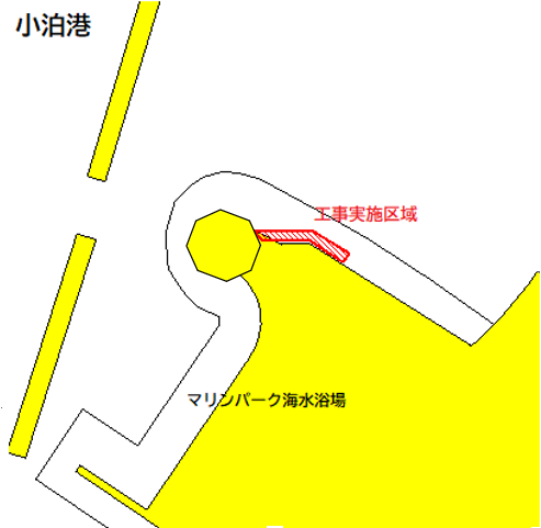 護岸改良（小泊港）