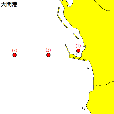 採水作業（大間港）