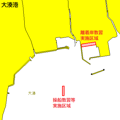小型船舶操縦実技教習（大湊港）