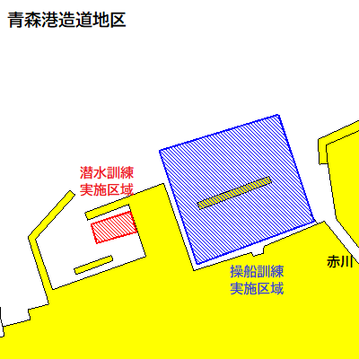 水難救助訓練（青森港造道地区）