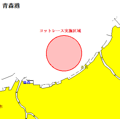ヨットレース（青森港造道地区）