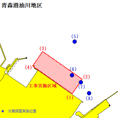 岸壁築造工事（青森港油川地区）