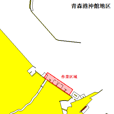 水路測量（青森港沖館地区）