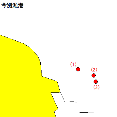 海上ボーリング櫓設置（今別漁港）