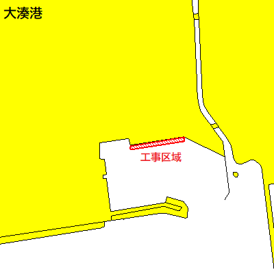 岸壁修繕工事（大湊港）