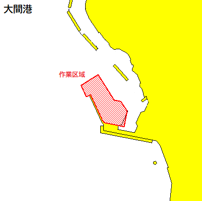深浅測量（大間港）