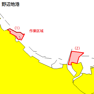 深浅測量(野辺地港)