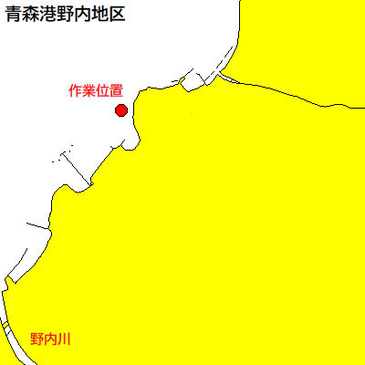 漁礁設置工事（青森港野内地区）