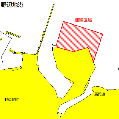 水難救助訓練（野辺地港）