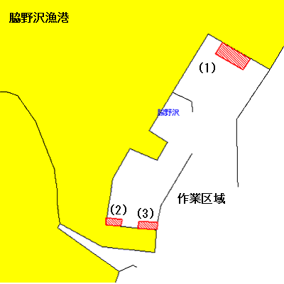 深浅測量等（脇野沢漁港）