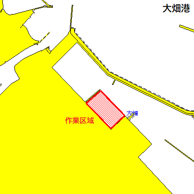 潜水作業（大畑港）