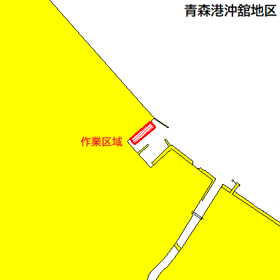 海水取水管整備作業（青森港油川地区）