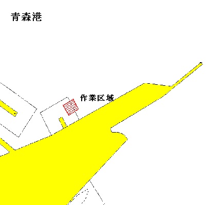 海上ボーリング調査（青森港本港地区）