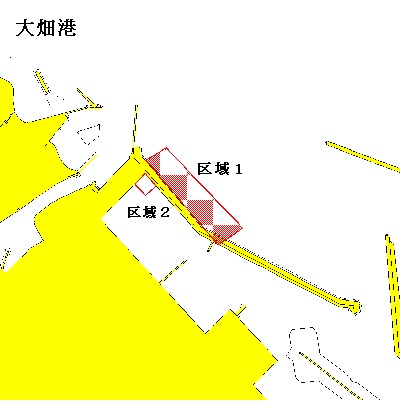 消波ブロック撤去、仮置き、据付工事(大畑漁港)