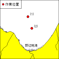 灯浮標補修工事(野辺地港)