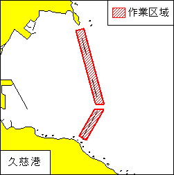 灯付浮標整備作業(久慈港)