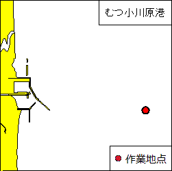 潜水作業（むつ小川原港）