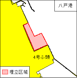 埋立て工事(八戸港、第3区)