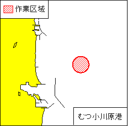 係船浮標点検作業(むつ小川原港)
