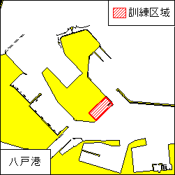 潜水訓練(八戸港、第2区)