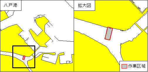 構造物撤去工事(八戸港、第2区)