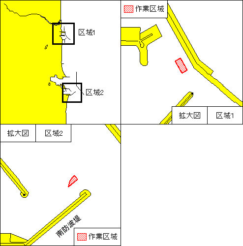 掘下げ作業(むつ小川原港)