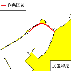 構造物撤去工事(尻屋岬港)