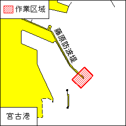 潜水作業（宮古港）