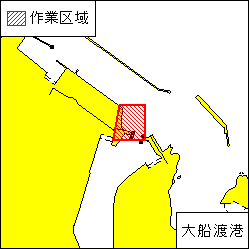 潜水作業(大船渡港)