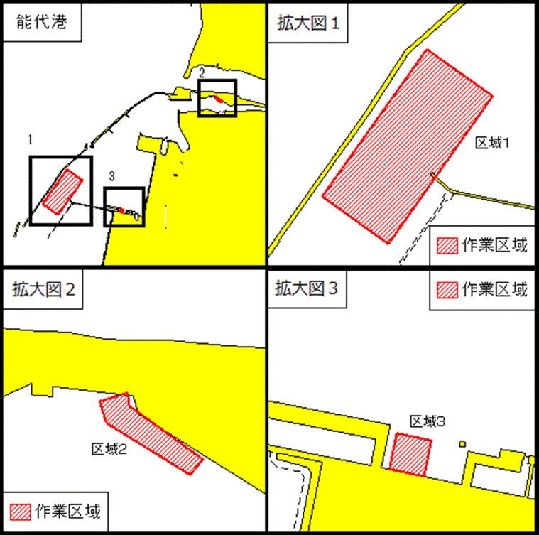 堀下げ作業等(能代港)