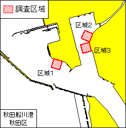 海底地盤調査(秋田船川港秋田区第1区)