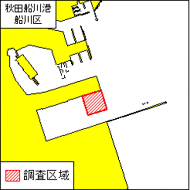 海底地盤調査(秋田船川港船川区第2区)